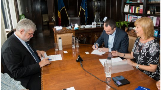 FOTO: Acord de colaborare între Radio România şi Biroul de Informare al PE