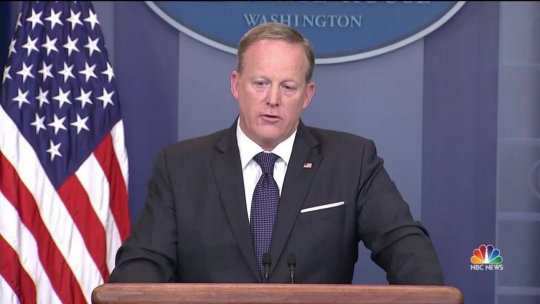 Sean Spicer, purtătorul de cuvânt al administraţiei lui Trump, a demisionat
