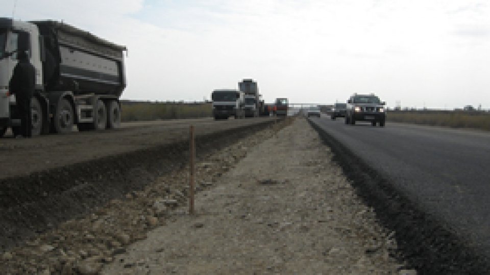 Lucrări de întreţinere pe Autostrada 1 Bucureşti - Piteşti