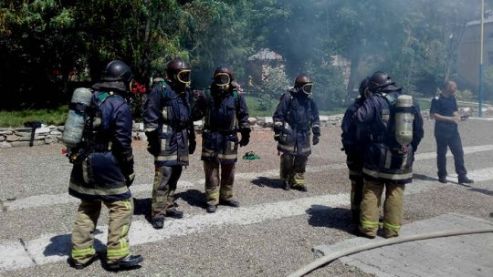 Poligon pentru pregătirea personalului ISU, la Siret (Suceava)