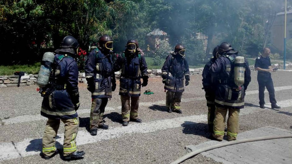 Poligon pentru pregătirea personalului ISU, la Siret (Suceava)