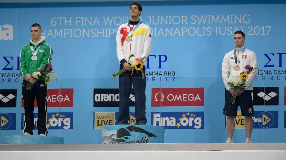 Daniel Martin, bronze at the FINA World Junior Swimming Championships