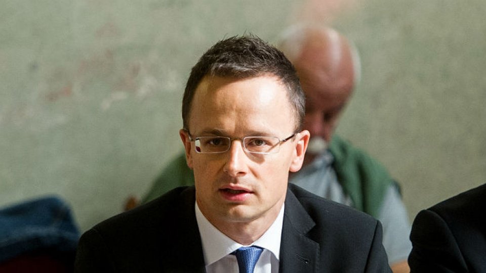 Ministrul ungar de externe, Péter Szijjártó - declarații la București