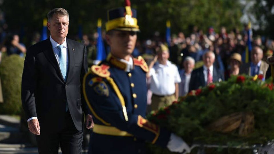 Președintele Iohannis și premierul Tudose, la ceremoniile de la Mărășești