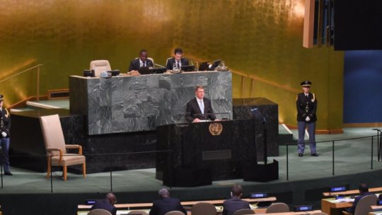 Declaraţia preşedintelui Klaus Iohannis în plenul Naţiunilor Unite