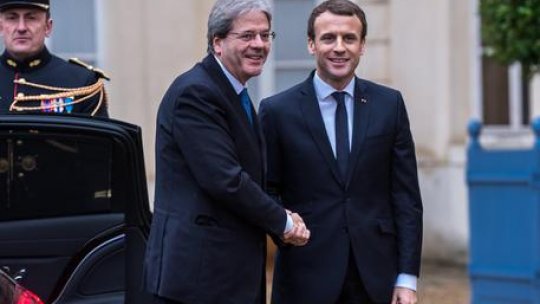 Italia şi Franţa şi-au afişat  apropierea în marile dosare ale momentului