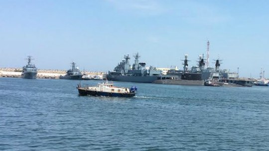 Black Sea: Romanian Military Navy - first drills of this year 