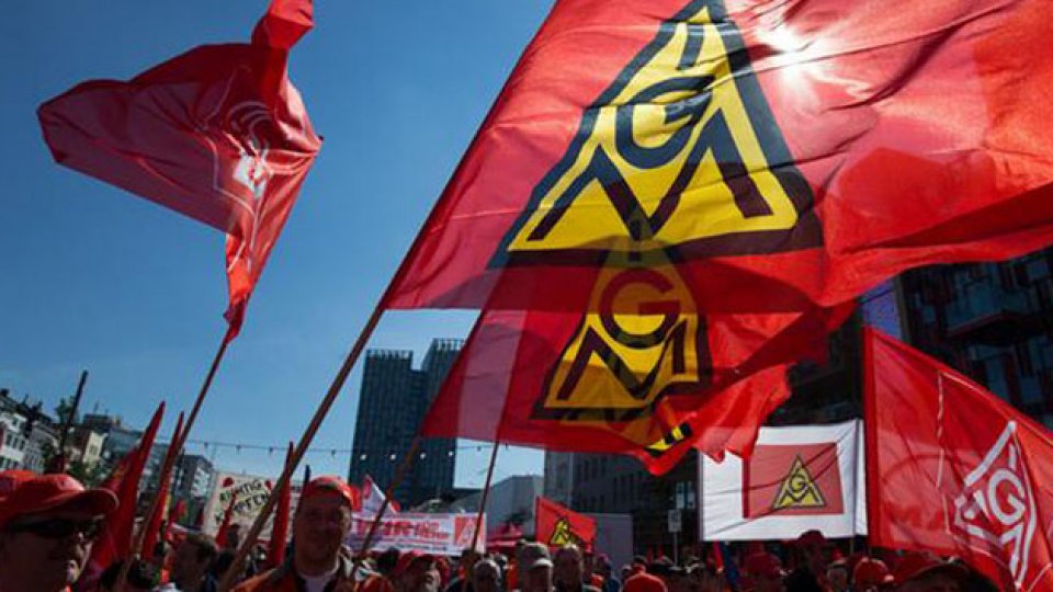 Cel mai mare sindicat european, IG Metall, declanşează greve