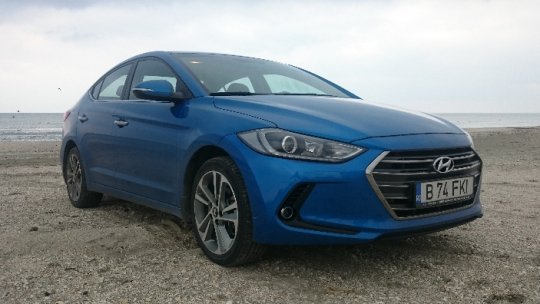 Iarna la mare cu Hyundai Elantra