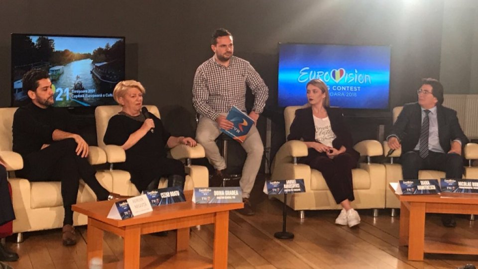 Echipa Eurovision România pregăteşte al doilea spectacol al concursului