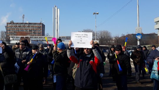 Protest la Combinatul Siderurgic din Galaţi
