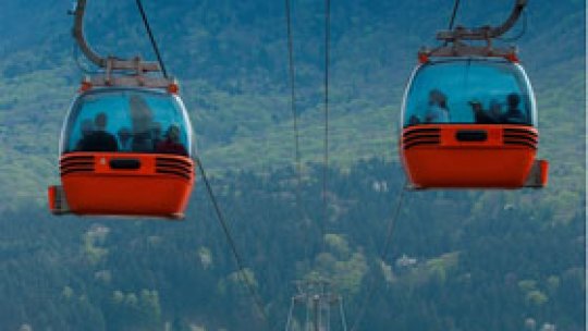 Telegondola de la Sinaia, blocată de o avarie de curent