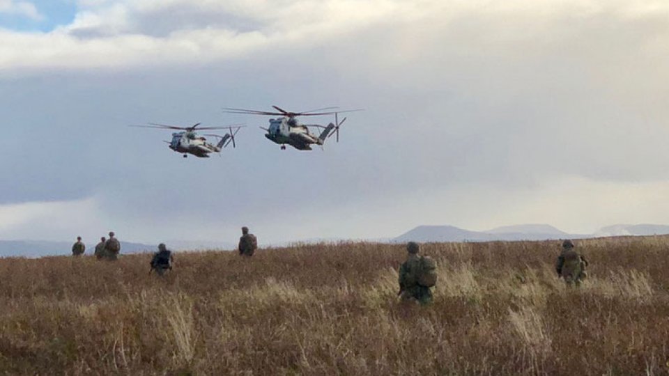 Puşcaşii marini americani au fost desantaţi în Islanda