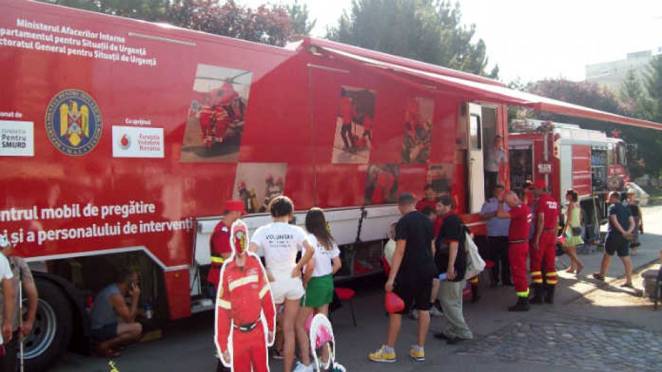Caravana SMURD "Fii pregătit" ajunge la Sfântu Gheorghe