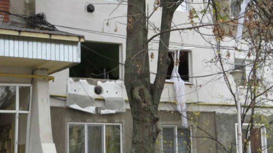 Explozie într-un bloc de locuințe din municipiul Galați
