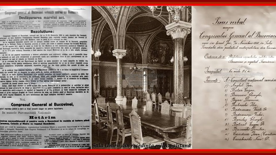 „Unirea Bucovinei cu România şi adversarii săi”