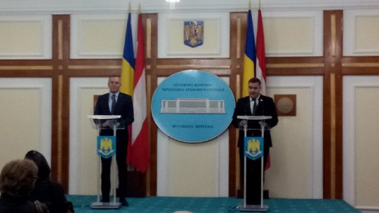 Bucharest Meeting of Austrian and Romanian Defense Ministers
