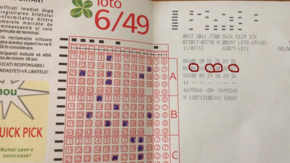 A fost câştigat premiul cel mare la tragerea suplimentară Loto 6/49