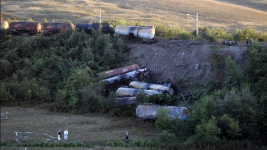 Traficul feroviar în zona Balota din judeţul Mehedinţi este oprit