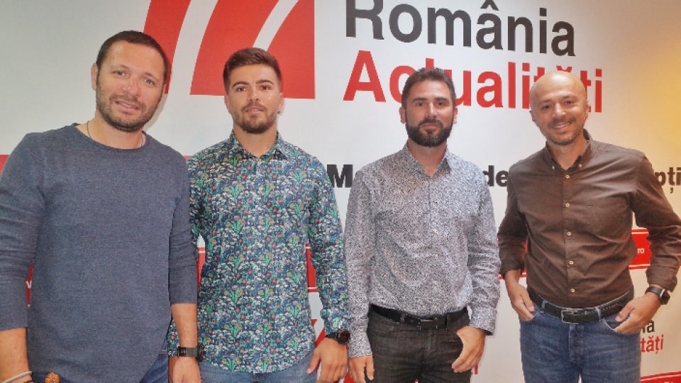 Atlanticii Vasile Oșean, Andrei Roșu, Ionuț Olteanu și Marius Alexe la RRA