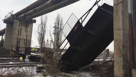 VIDEO: Trafic feroviar complet blocat pe magistrala Bucureşti - Braşov