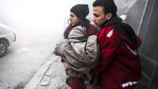 Crucea Roşie solicită acces de urgenţă în enclava siriană Ghouta de Est