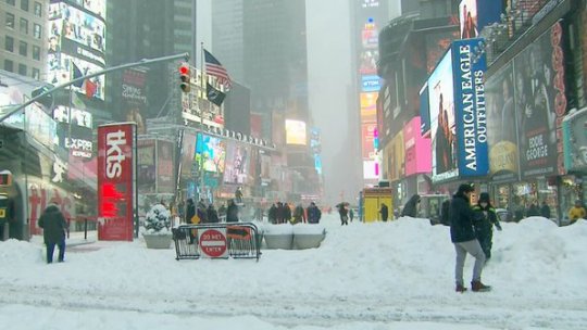 Temperaturi record la New York