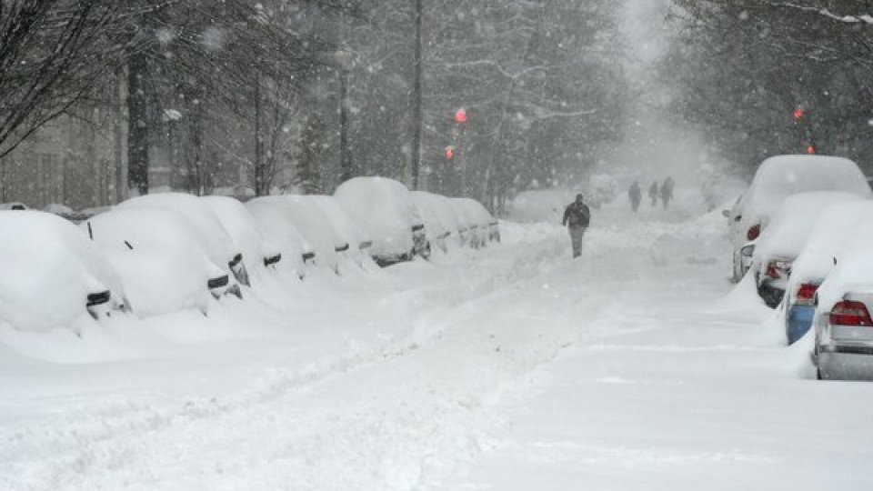 Snow and extremely cold weather in Romania 