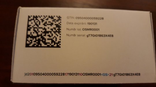 Cod unic european pentru medicamentele prescrise cu rețeta