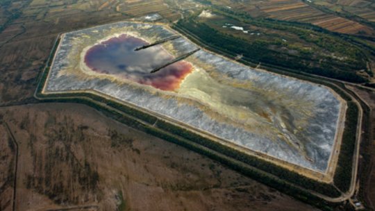 Haldă de steril în pericol să deverseze