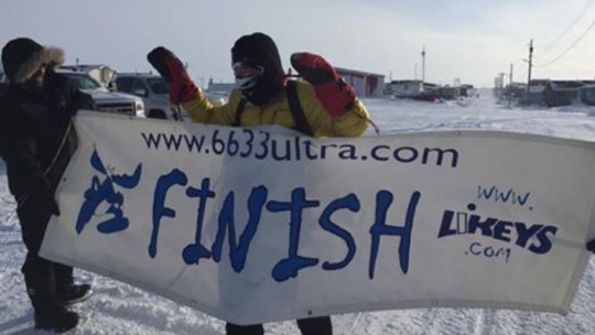 Tiberiu Uşeriu a câştigat, din nou, maratonul de la Cercul Polar