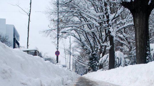 ANM: Depuneri semnificative de polei în Bucureşti şi în zece judeţe