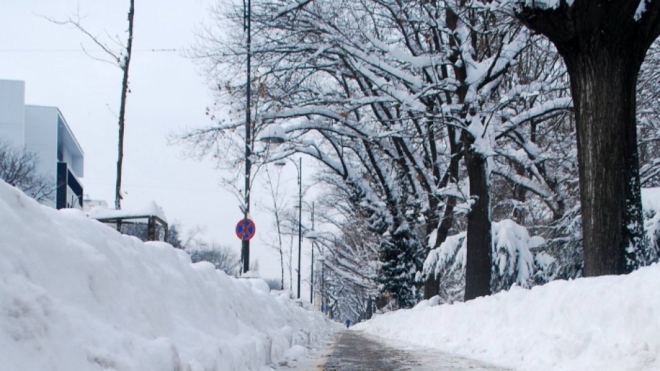 ANM: Depuneri semnificative de polei în Bucureşti şi în zece judeţe