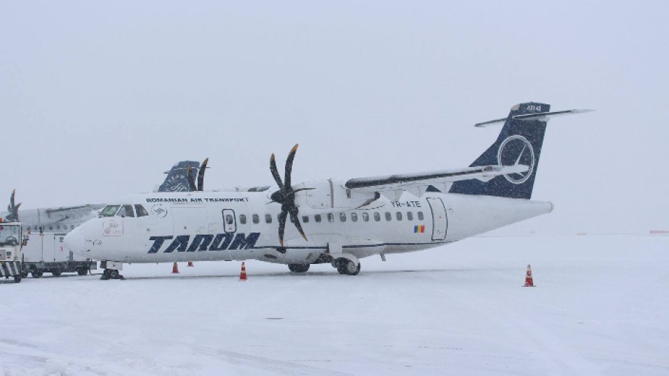 Curse aeriene cu întârzieri pe Aeroportul din Sibiu