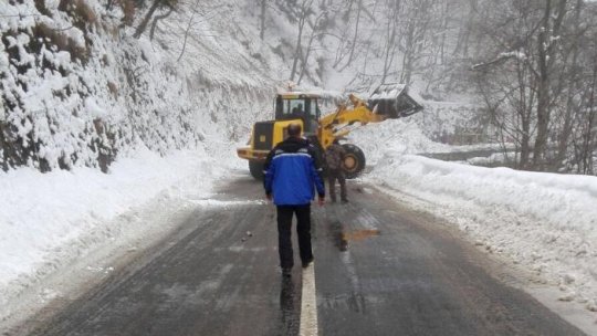 Avalanșe pe Transfăgărășan