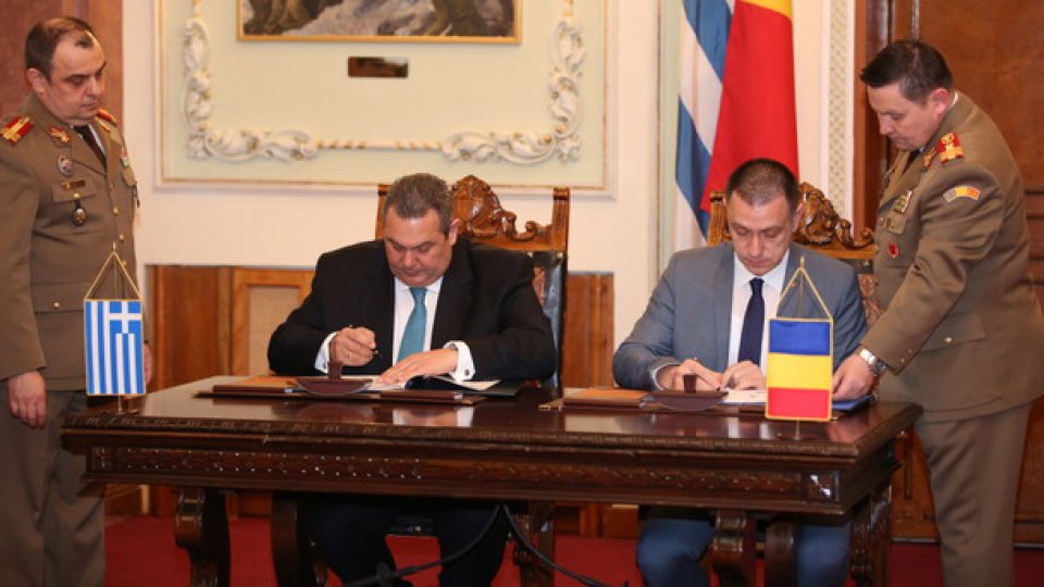 Nou acord de cooperare militară între Grecia şi România