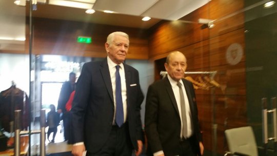 French Foreign Minister on official visit to Bucharest