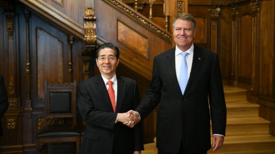 Președintele Iohannis, întânire cu emisarul special al președintelui Chinei