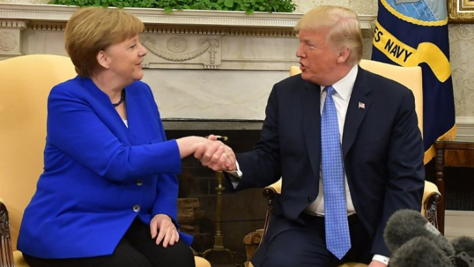 Întâlnire Trump-Merkel la Washington