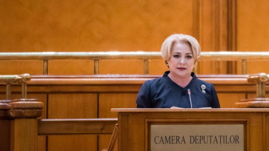 Viorica Dăncilă a prezentat în Parlament starea economiei