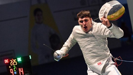 Prima medalie românească la sabie cadeți din istoria Mondialelor