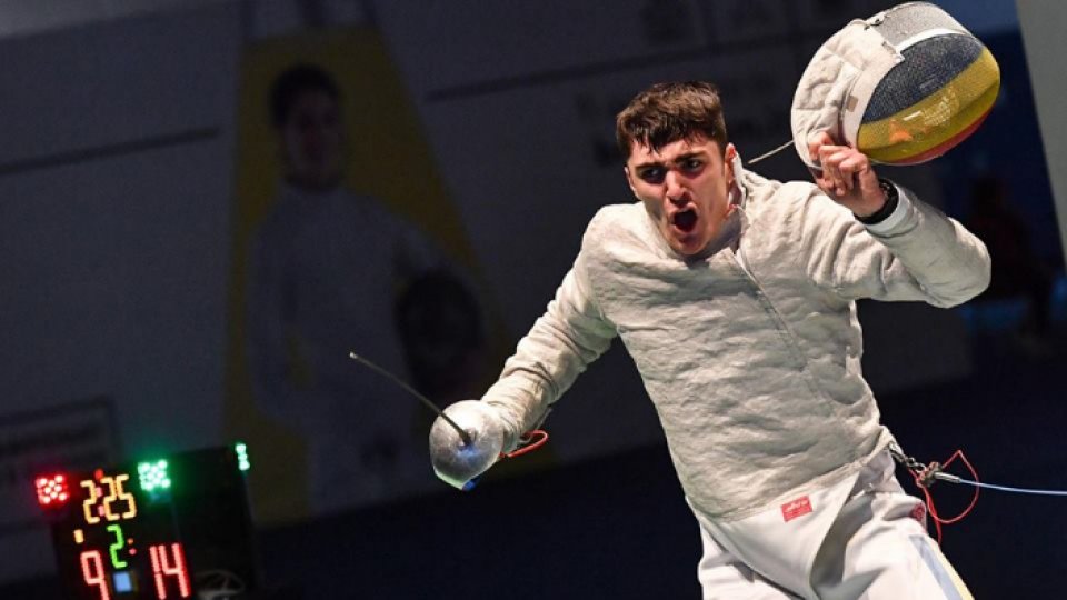 Prima medalie românească la sabie cadeți din istoria Mondialelor