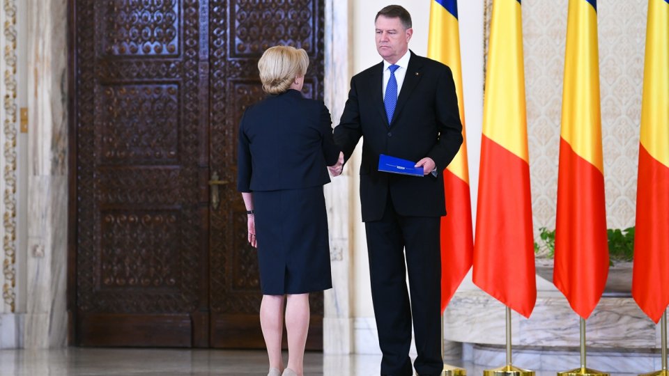 Întâlnire a preşedintelui Klaus Iohannis cu premierul Viorica Dăncilă
