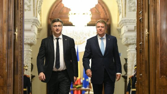 Prime Minister of Croatia, received by President Klaus Iohannis