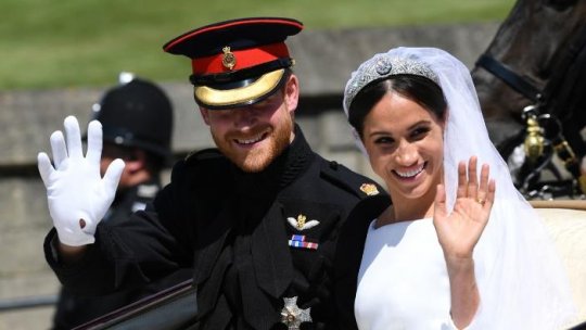 Prinţul Harry s-a căsătorit la Castelul Windsor cu actriţa Meghan Markle