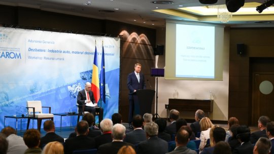 Declaraţii ale preşedintelui în cadrul unei dezbateri despre industria auto