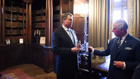 Întâlnire a preşedintelui Klaus Iohannis cu prinţul Charles de Walles