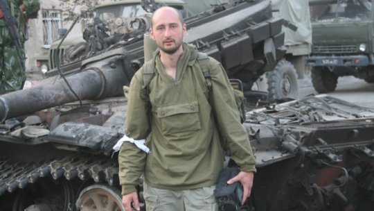 Jurnalistul rus "asasinat" la Kiev a apărut viu la TV 