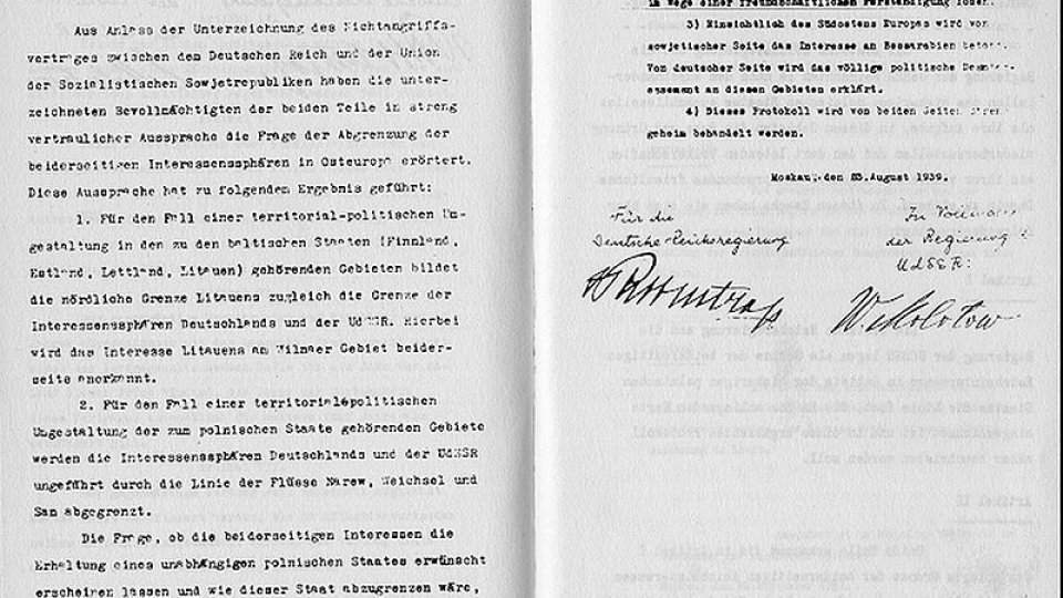 „Faţa nevăzută a agresorului sau consecinţele Pactului sovieto-german”