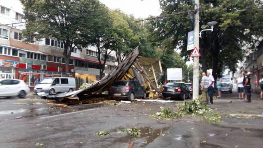 Efectele furtunii la Oradea
